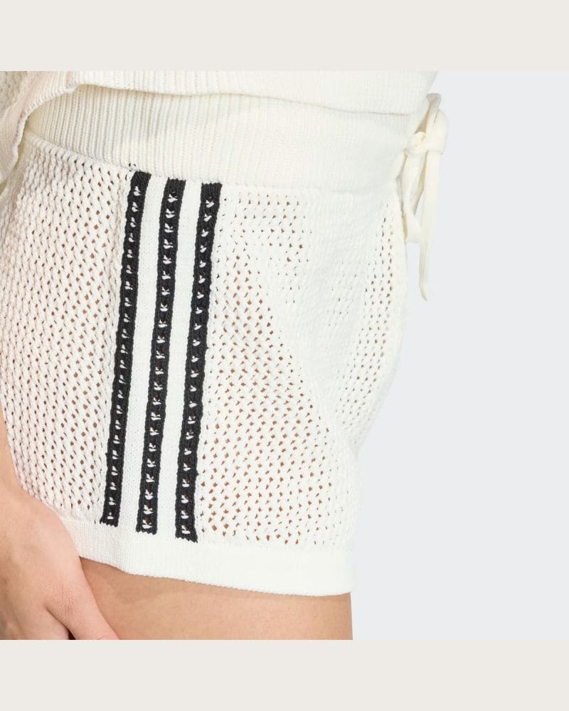 Dámske kraťasy ADIDAS ORIGINALS CROCHET SHORTS OWHITE – fotka 6