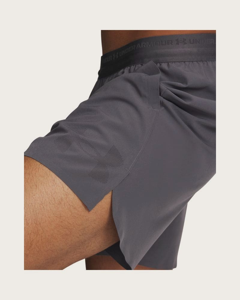 Pánske tréningové kraťasy UNDER ARMOUR UA Vanish Elite 6in Short-GRY – fotka 4