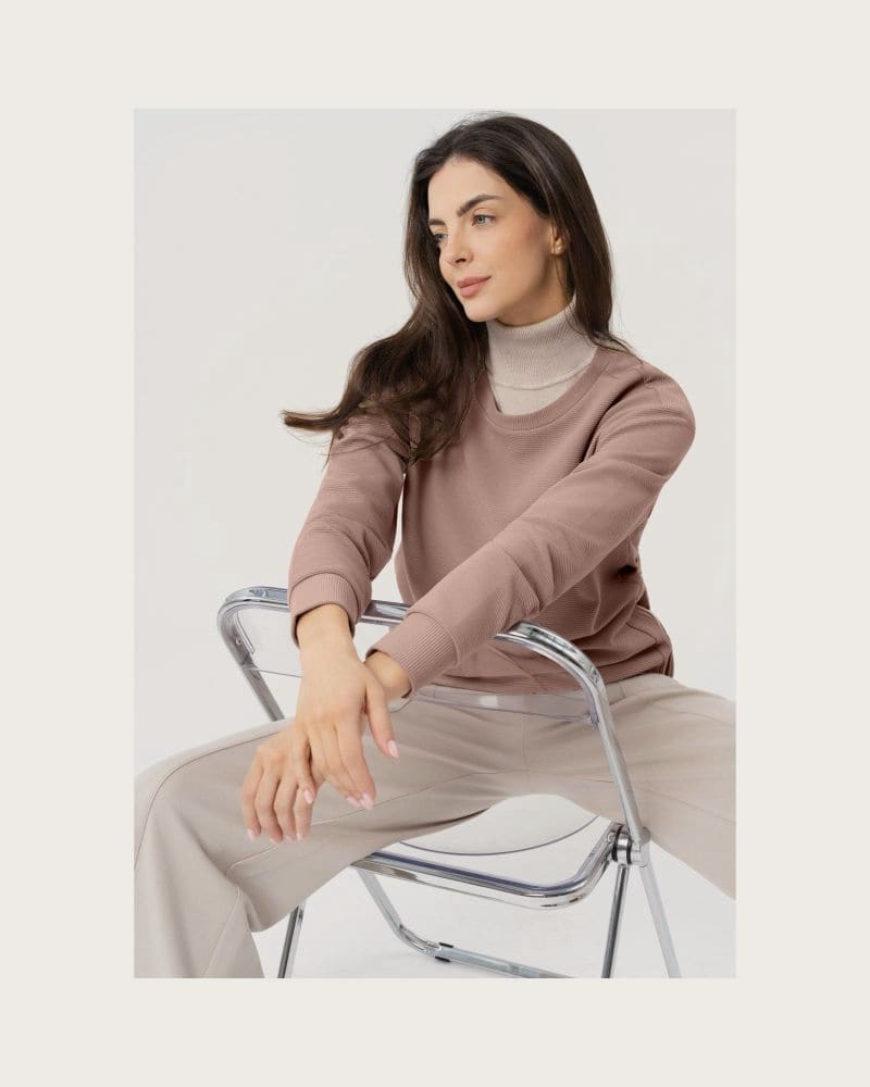Dámska mikina VOLCANO B-ARI-401-PINK – fotka 4