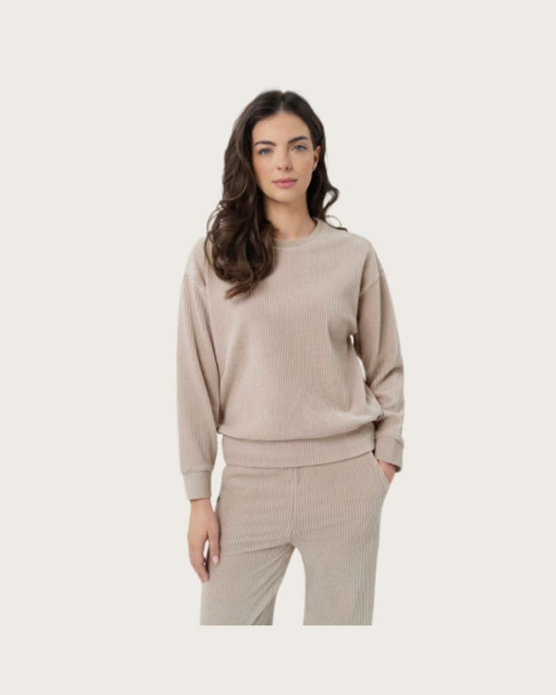 Dámska mikina VOLCANO B-CAMEL 101-CREAM