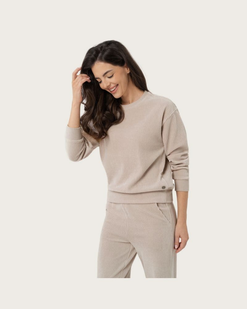 Dámska mikina VOLCANO B-CAMEL 101-CREAM – fotka 2