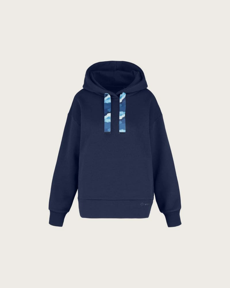 Dámska mikina s kapucňou VOLCANO B-CALIS-601-BLUE – fotka 5
