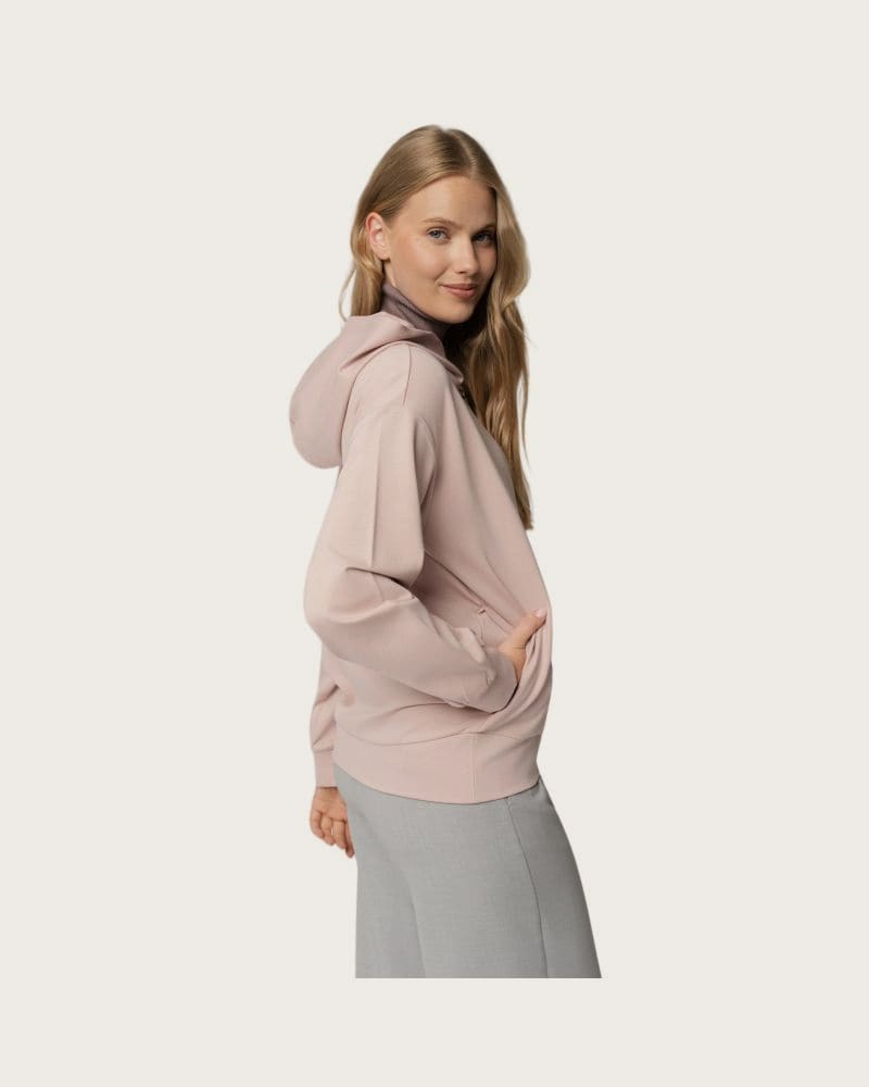 Dámska mikina so zipsom VOLCANO B-CASSI-401-PINK – fotka 2