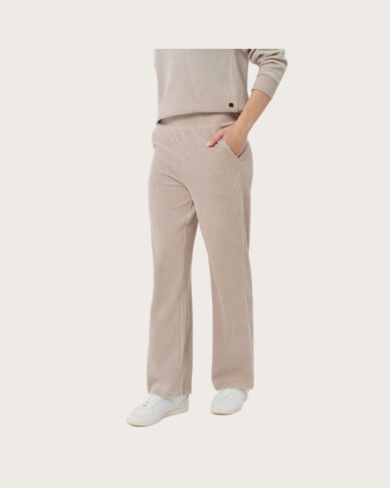 Dámske tepláky VOLCANO N-CAISY-101-CREAM