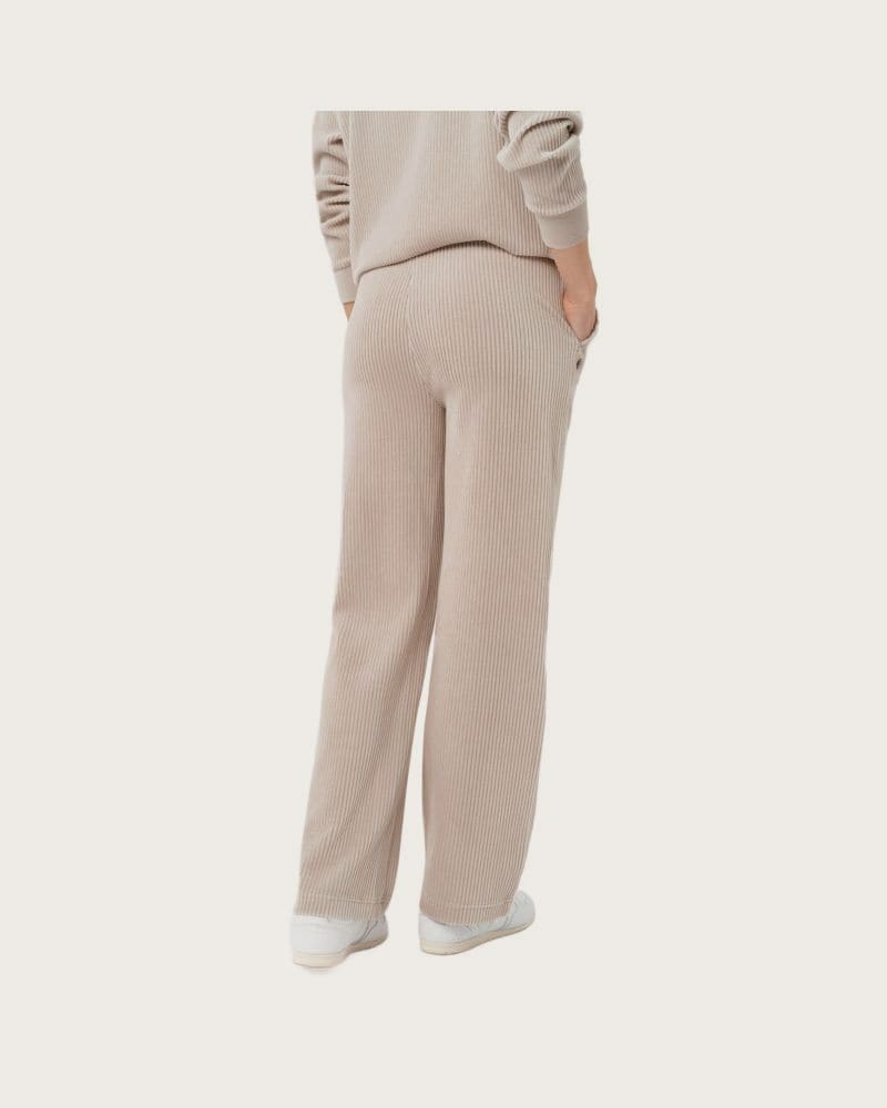 Dámske tepláky VOLCANO N-CAISY-101-CREAM – fotka 2