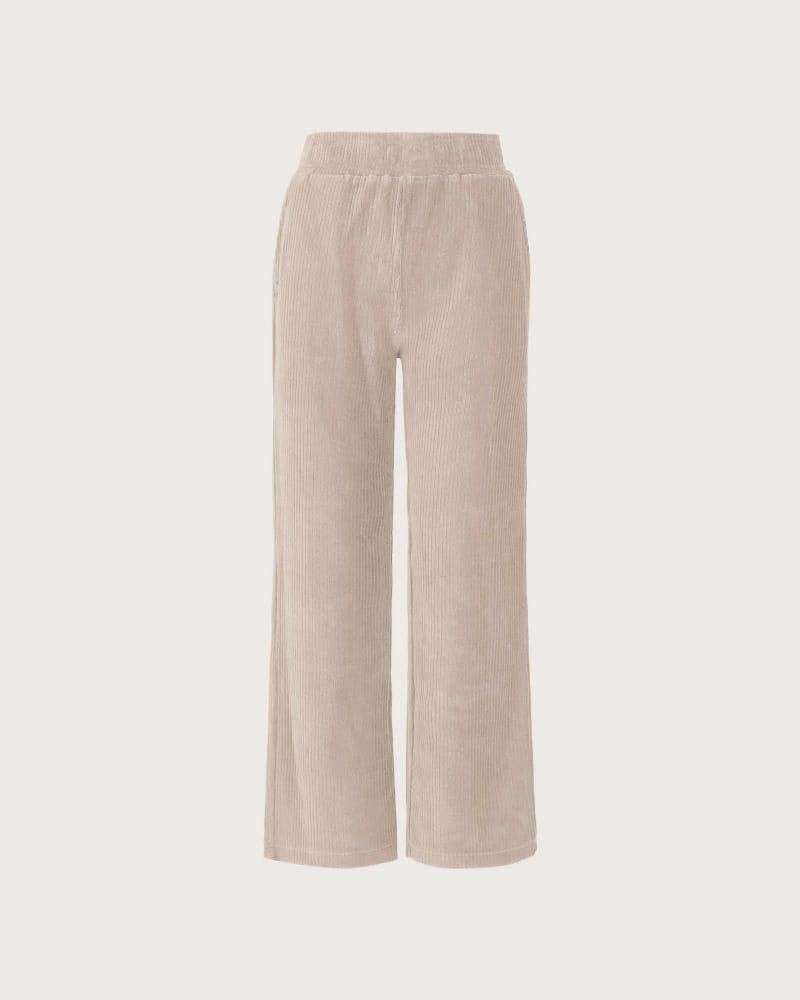 Dámske tepláky VOLCANO N-CAISY-101-CREAM – fotka 4