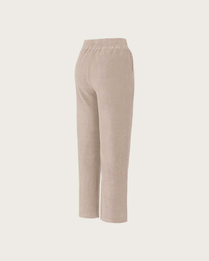 Dámske tepláky VOLCANO N-CAISY-101-CREAM – fotka 5