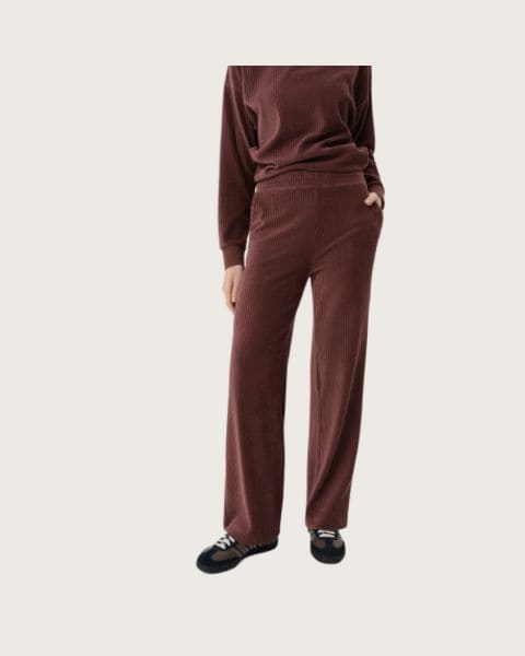 Dámske tepláky VOLCANO N-CAISY-403-BURGUNDY