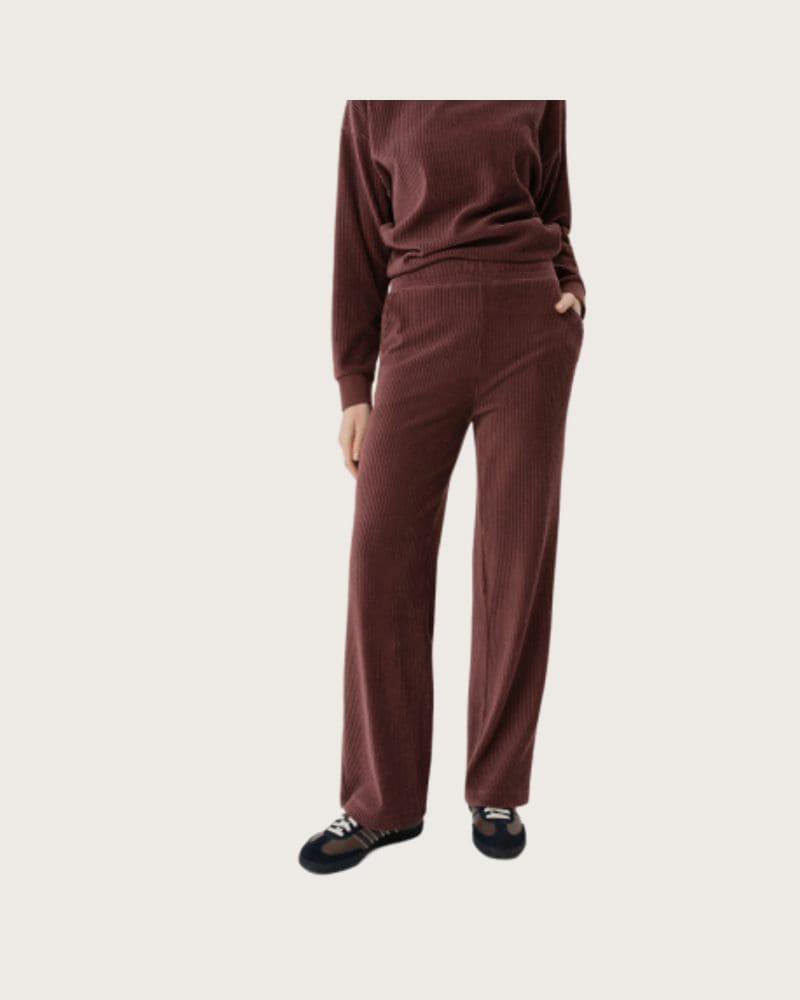 Dámske tepláky VOLCANO N-CAISY-403-BURGUNDY