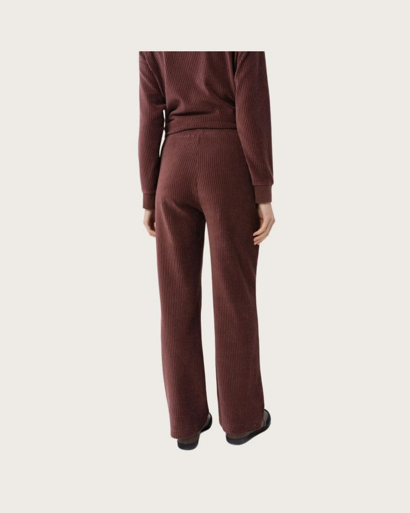 Dámske tepláky VOLCANO N-CAISY-403-BURGUNDY – fotka 2