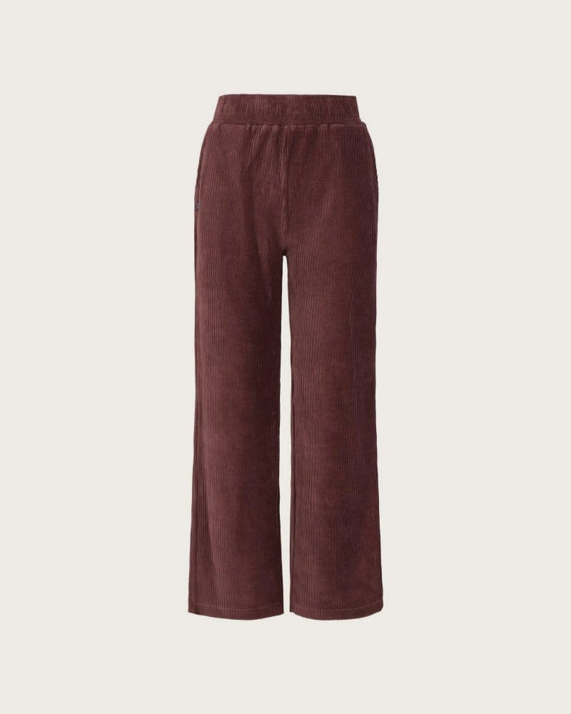 Dámske tepláky VOLCANO N-CAISY-403-BURGUNDY – fotka 4