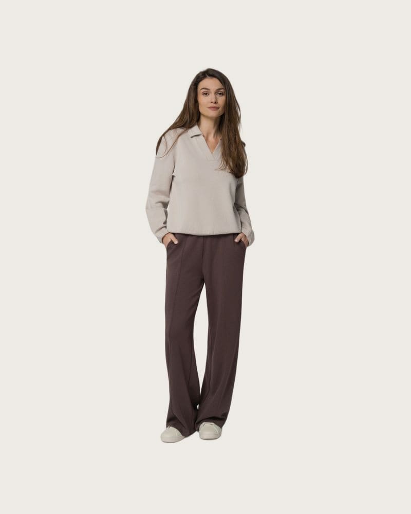 Dámske tepláky VOLCANO N-ERLA-500-BROWN – fotka 3