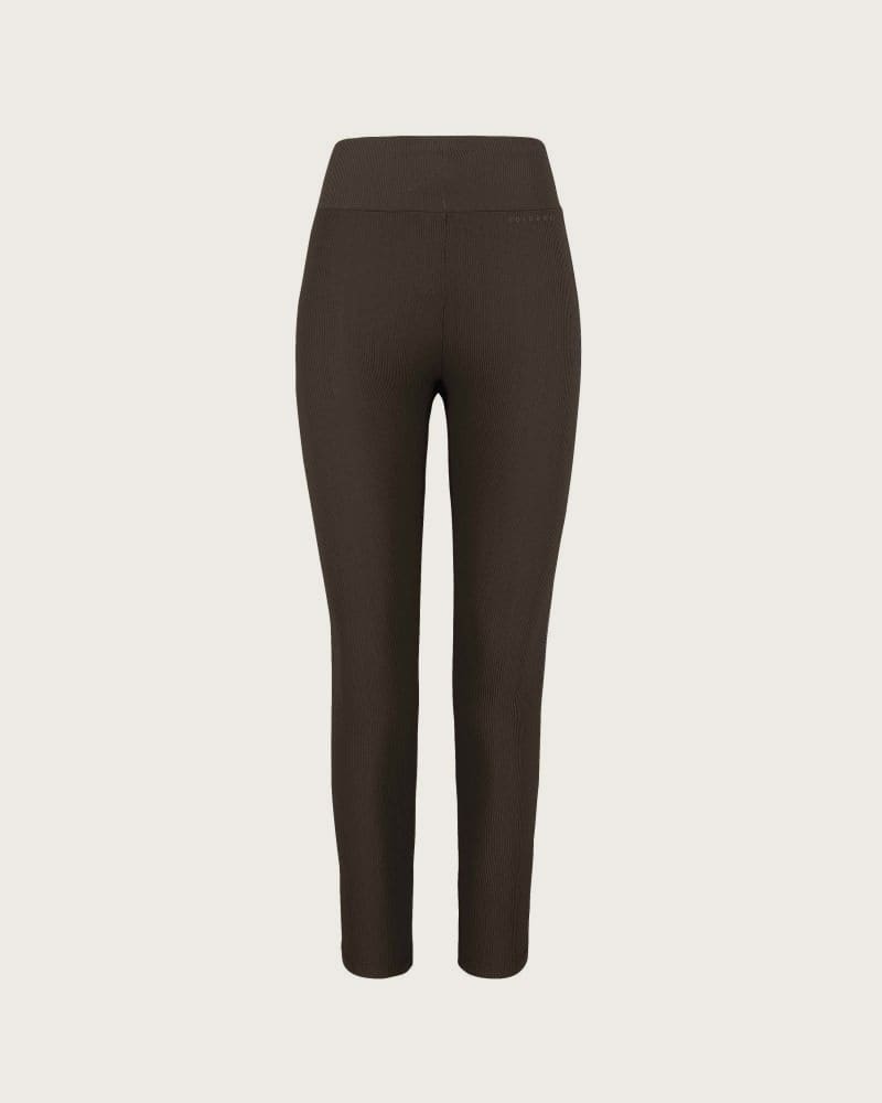 Dámske legíny VOLCANO N-LISBONA-500-BROWN – fotka 2