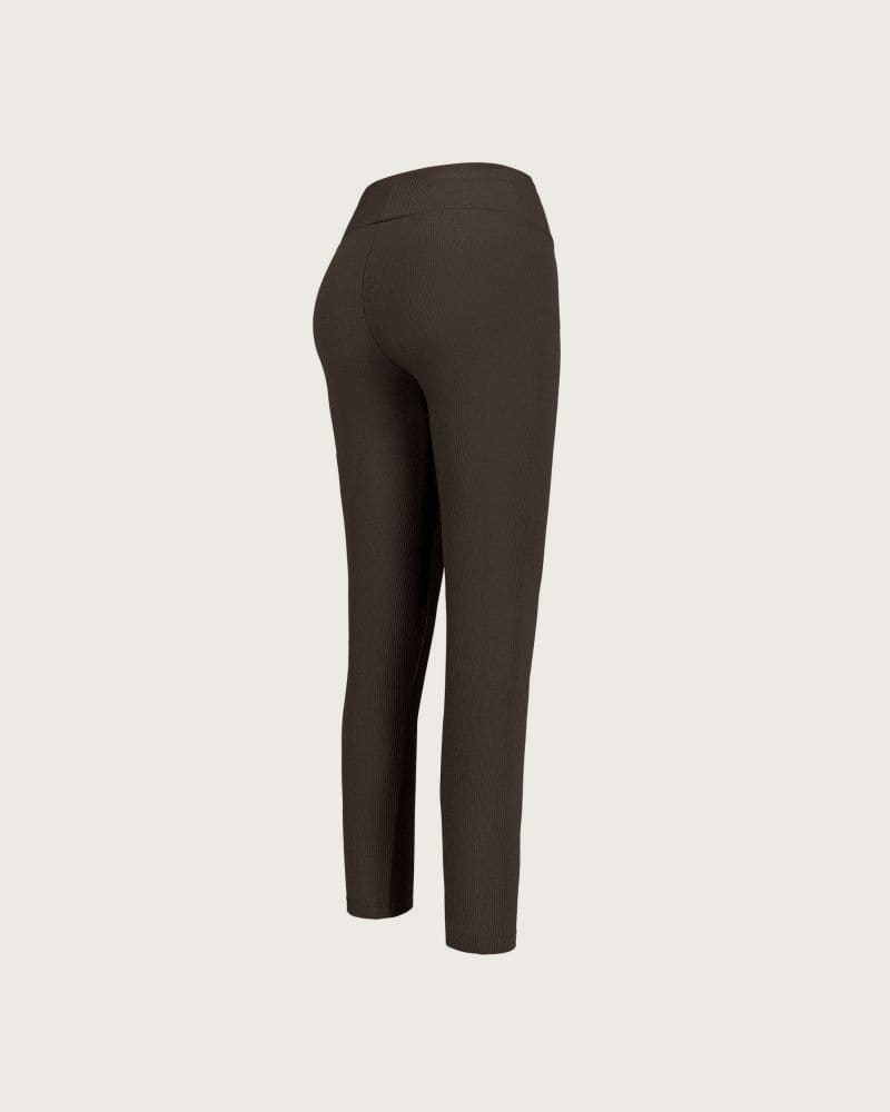 Dámske legíny VOLCANO N-LISBONA-500-BROWN – fotka 3