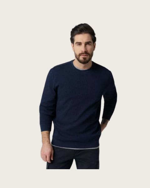 Pánska mikina VOLCANO B-TONE-600-NAVY