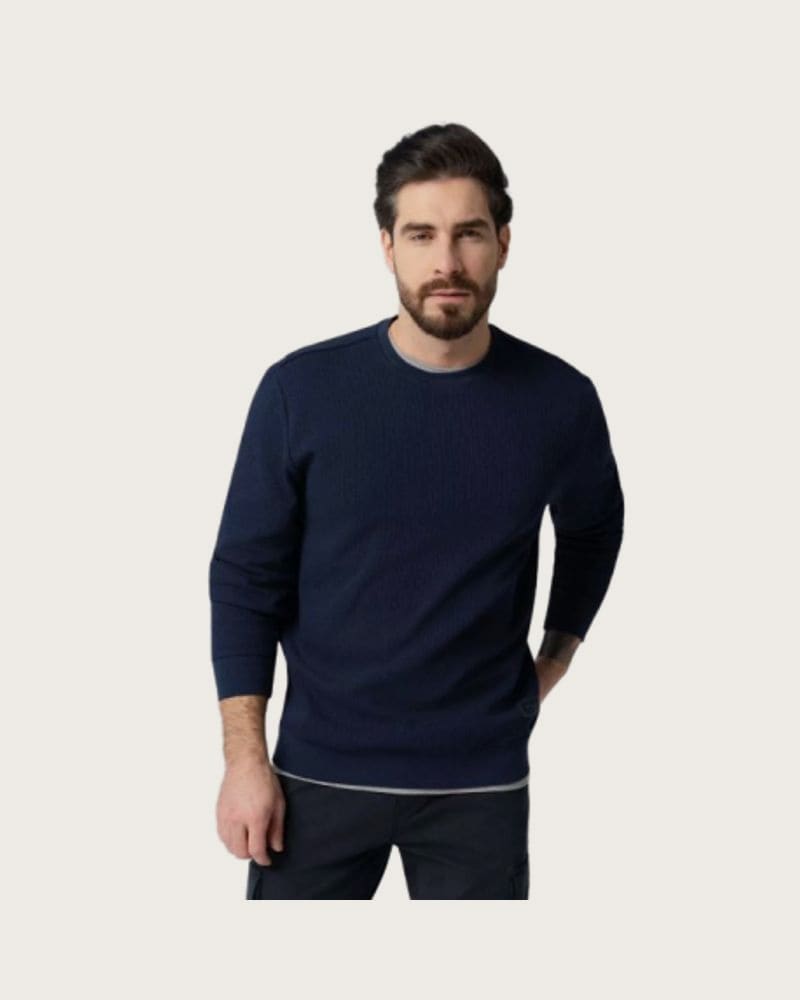 Pánska mikina VOLCANO B-TONE-600-NAVY