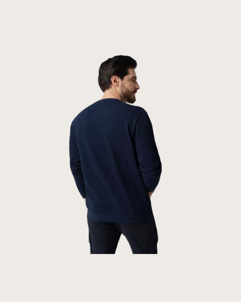 Pánska mikina VOLCANO B-TONE-600-NAVY – fotka 3