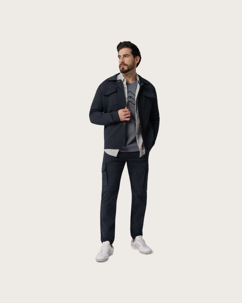 Pánska mikina VOLCANO JB-OAK-600-NAVY – fotka 4