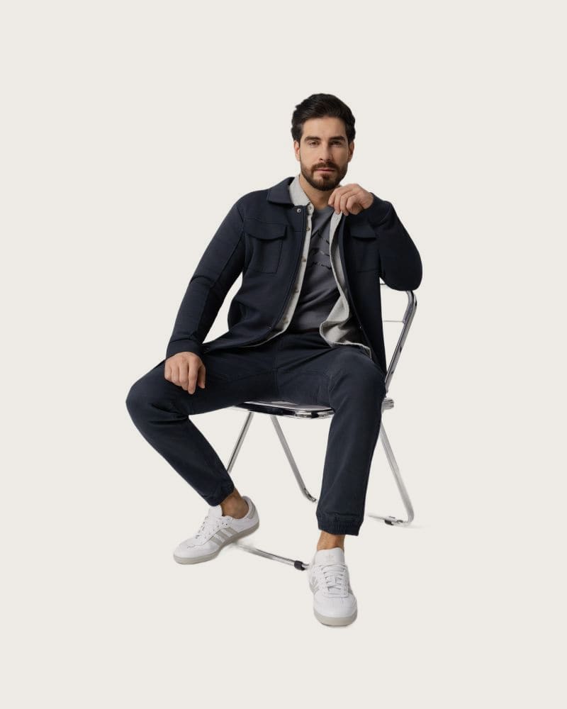Pánska mikina VOLCANO JB-OAK-600-NAVY – fotka 5
