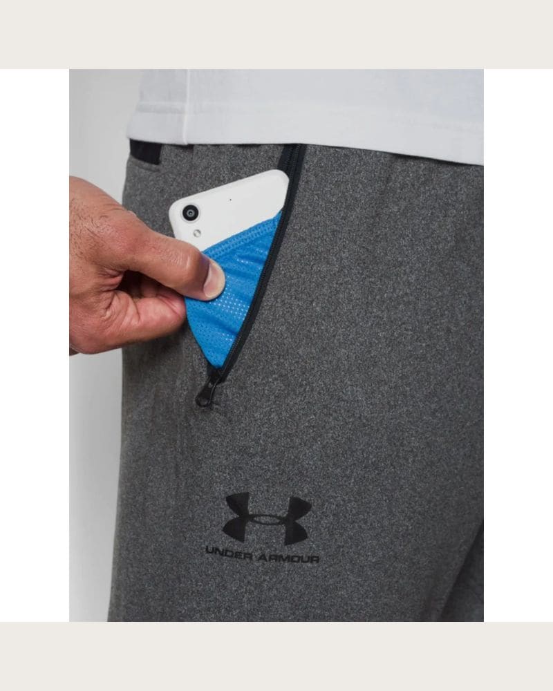 Pánske tepláky UNDER ARMOUR SPORTSTYLE TRICOT JOGGER-GRY – fotka 5