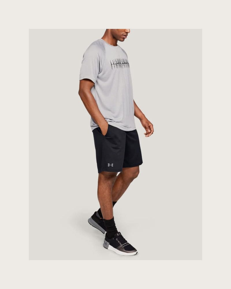 Pánske tréningové kraťasy UNDER ARMOUR UA Tech Mesh Short-BLK – fotka 4