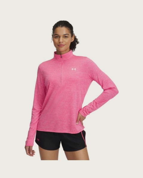 Dámska bežecká mikina s 1 2 zipsom UNDER ARMOUR Tech 1 2 Zip- Twist