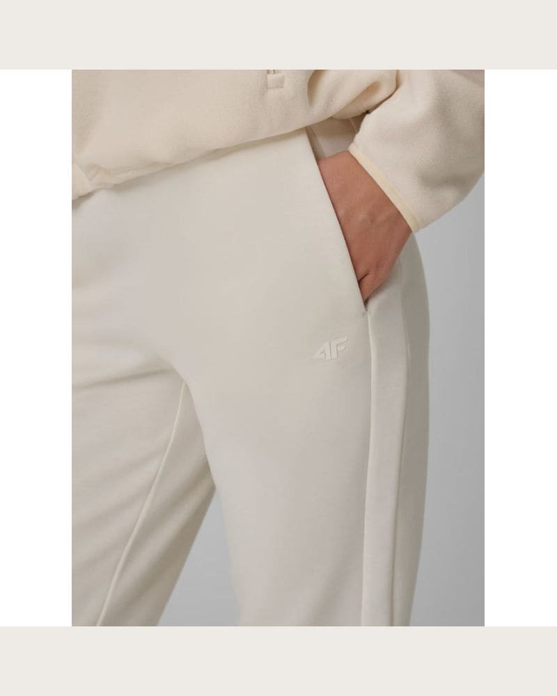 Dámske tepláky 4F TROUSERS CAS F1923-11S-OFF WHITE – fotka 5