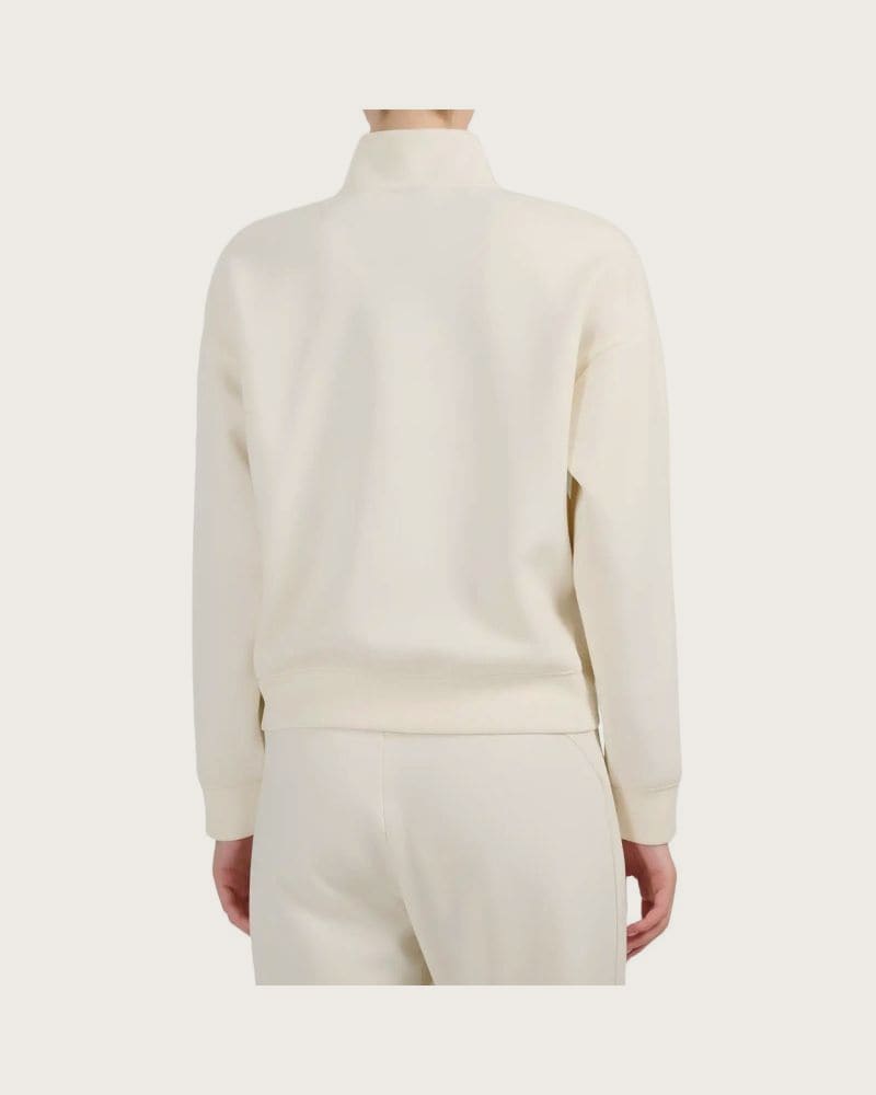 Dámska zateplená mikina so zipsom 4F SWEATSHIRT F2909-11S-OFF WHITE – fotka 2