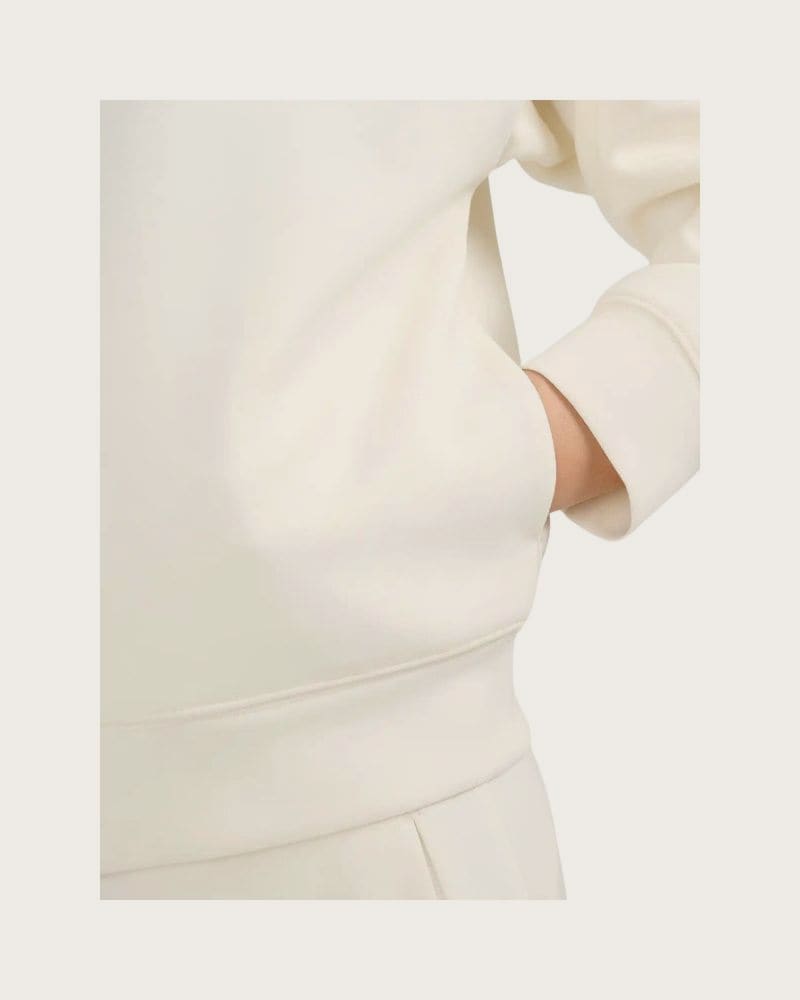 Dámska zateplená mikina so zipsom 4F SWEATSHIRT F2909-11S-OFF WHITE – fotka 4