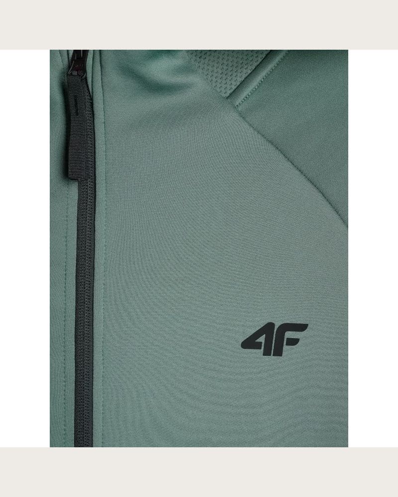 Pánska tréningová mikina so zipsom 4F SWEATSHIRT FNK M0893-42S-LIGHT GREEN – fotka 8