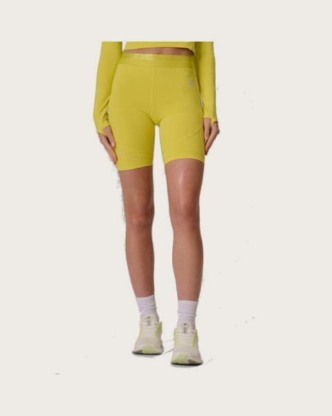 Dámske tréningové kraťasy 4F SHORT TIGHTS FNK F122-71S-YELLOW