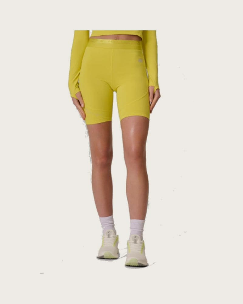 Dámske tréningové kraťasy 4F SHORT TIGHTS FNK F122-71S-YELLOW