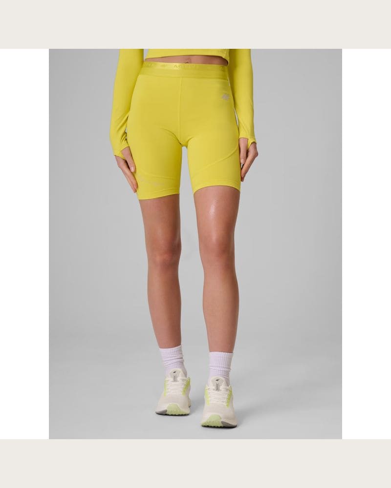 Dámske tréningové kraťasy 4F SHORT TIGHTS FNK F122-71S-YELLOW – fotka 2