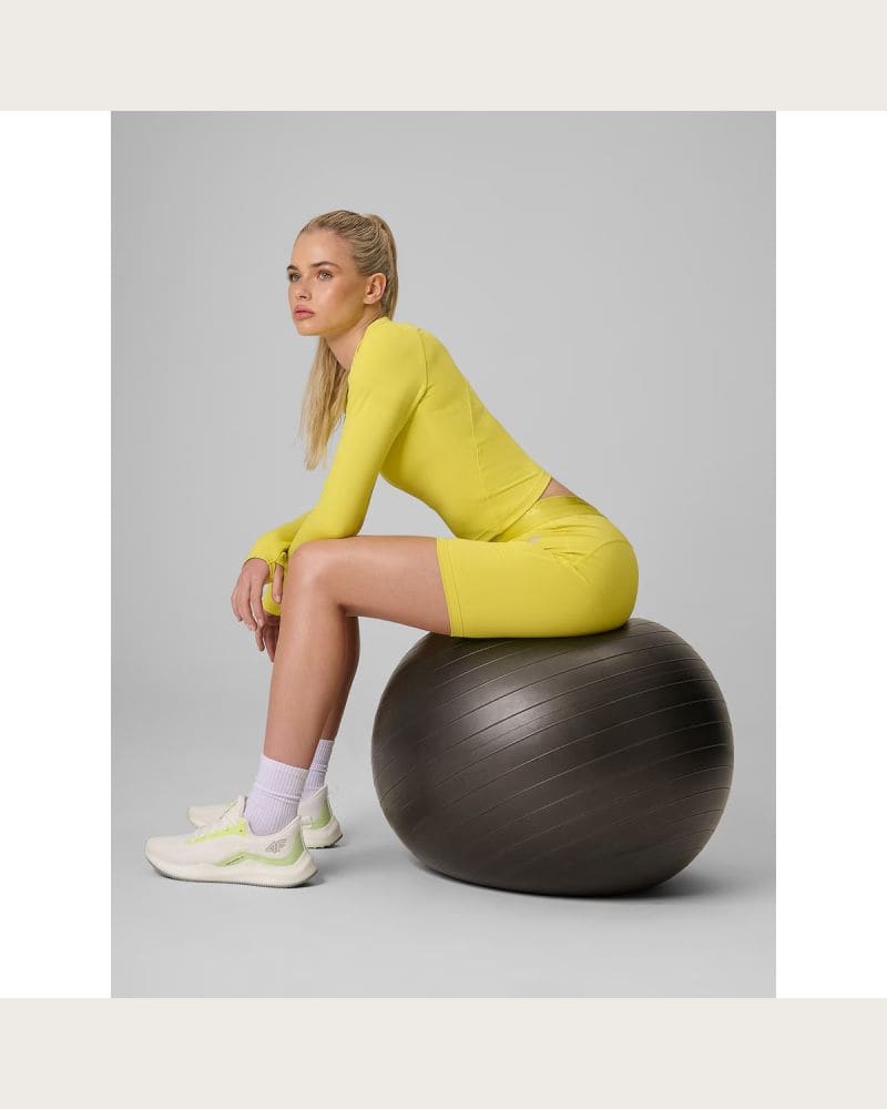 Dámske tréningové kraťasy 4F SHORT TIGHTS FNK F122-71S-YELLOW – fotka 6
