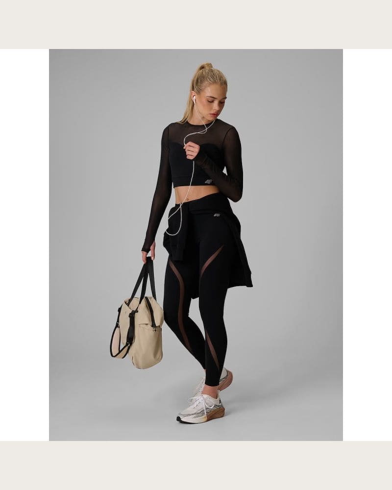 Dámske legíny 4F TIGHTS FNK F475-20S-DEEP BLACK – fotka 6