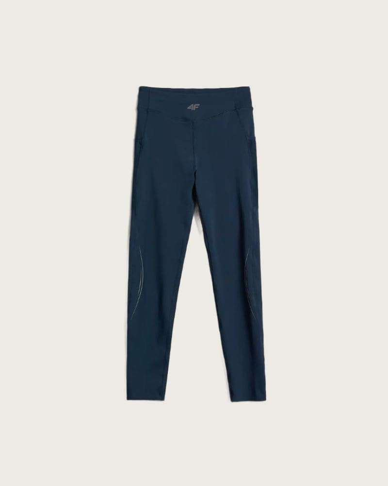Dámske bežecké zateplené legíny 4F TIGHTS FNK F474-31S-NAVY – fotka 6