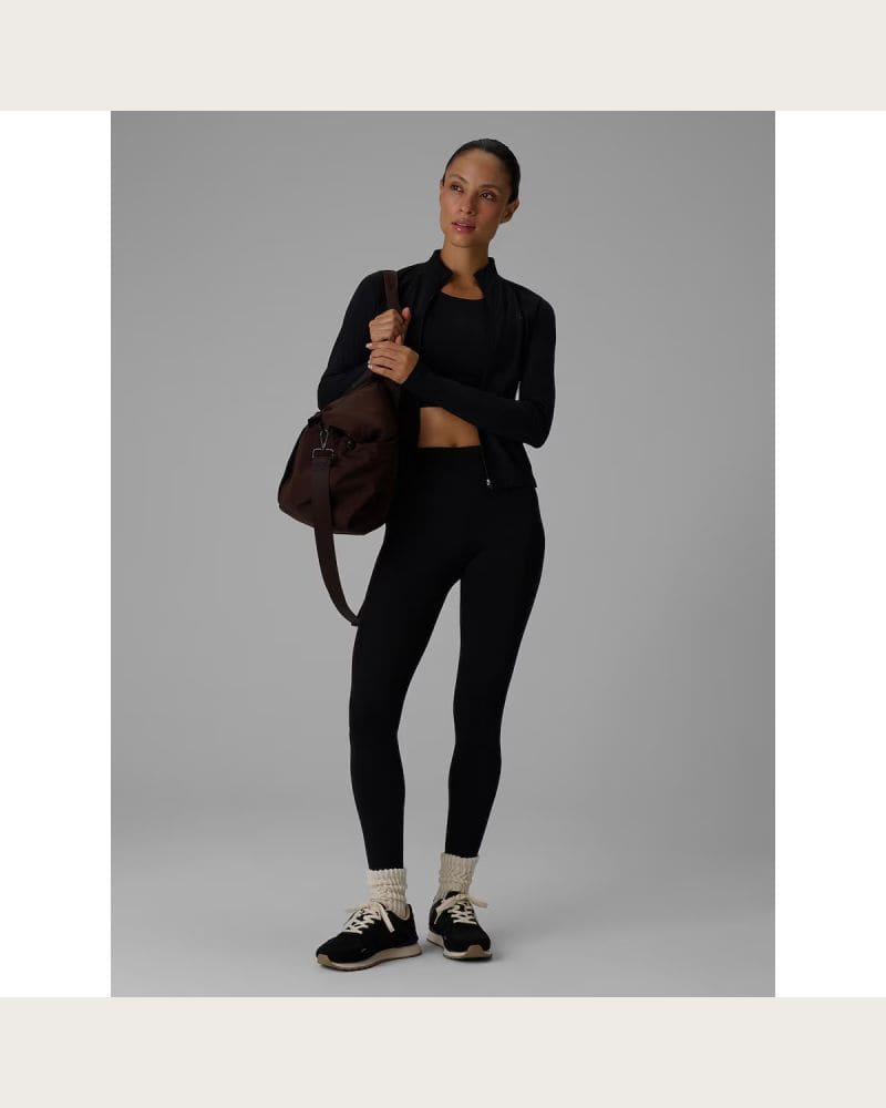 Dámska zateplená tréningová mikina so zipsom 4F SWEATSHIRT FNK F0917-20S-DEEP BLACK – fotka 5