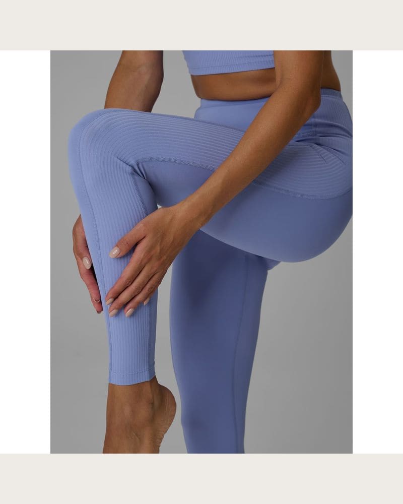 Dámske legíny 4F TIGHTS FNK F480-34S-LIGHT BLUE – fotka 7