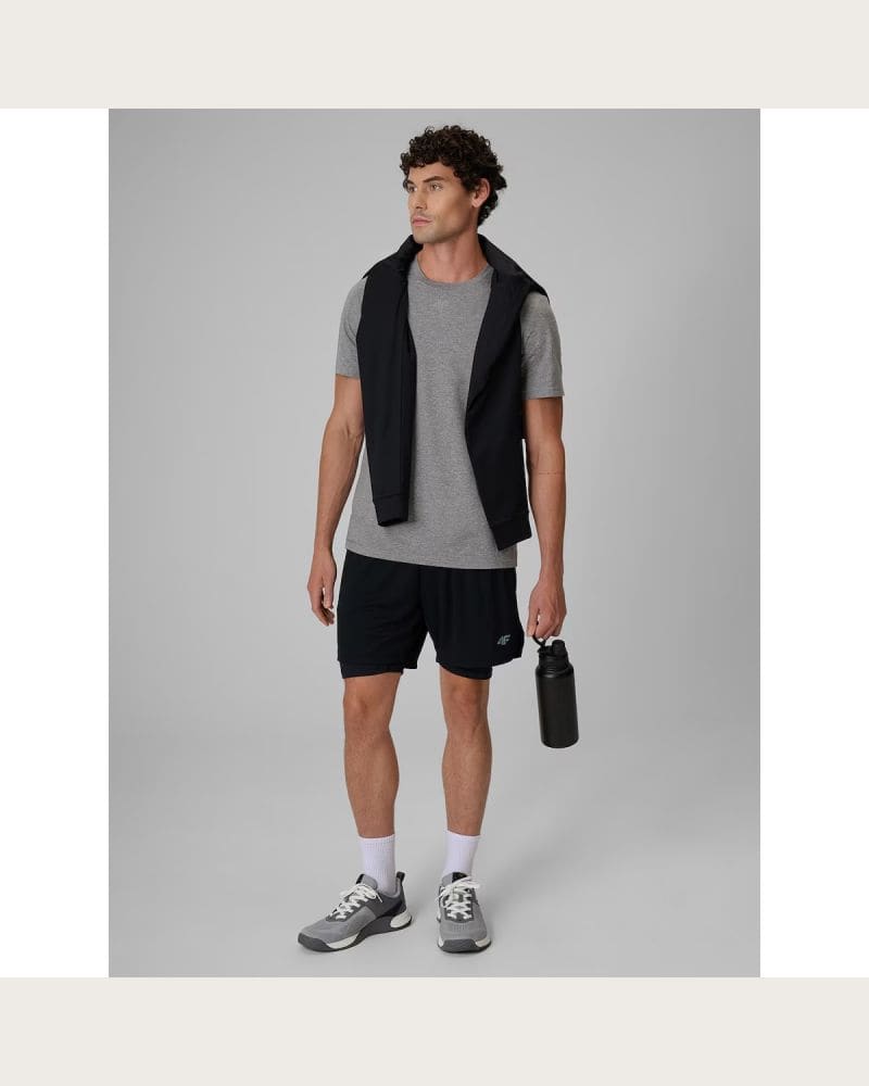 Pánske tréningové kraťasy 4F SHORTS FNK M1738-20S-DEEP BLACK – fotka 3