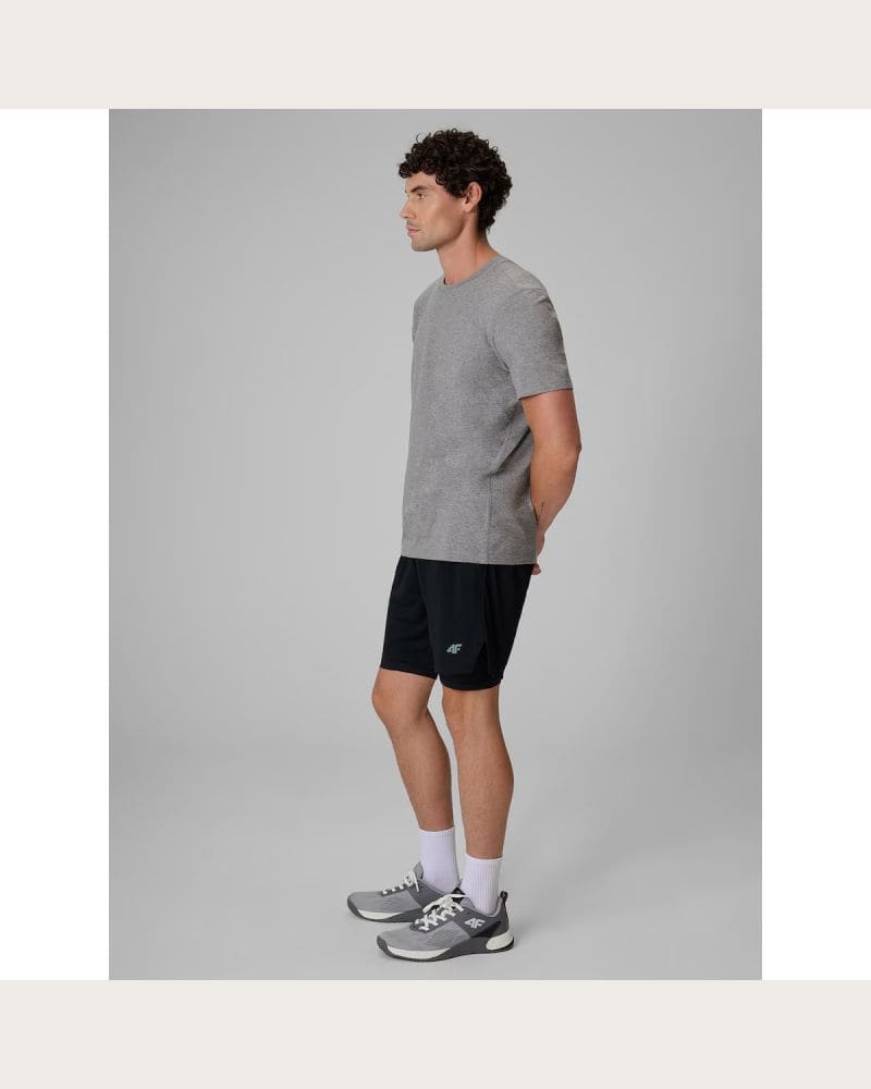 Pánske tréningové kraťasy 4F SHORTS FNK M1738-20S-DEEP BLACK – fotka 4