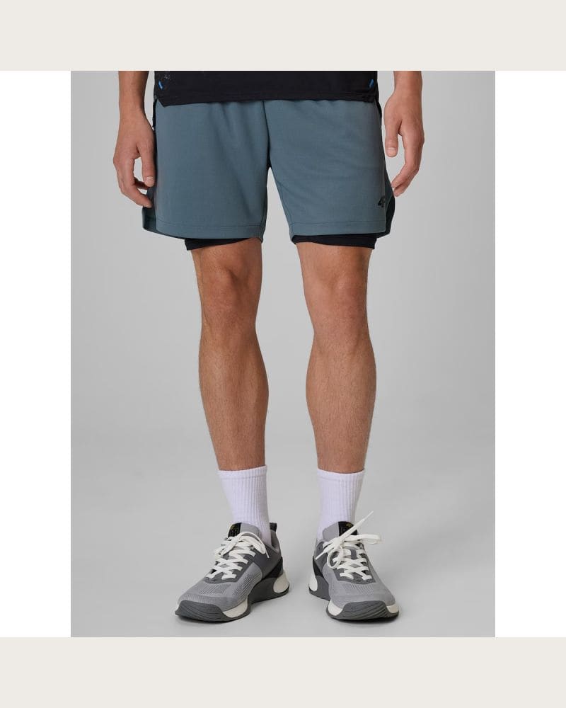 Pánske tréningové kraťasy 4F SHORTS FNK M1738-42S-LIGHT GREEN – fotka 2