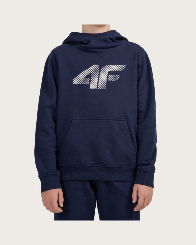 Chlapčenská mikina s kapucňou 4F JUNIOR SWEATSHIRT M2761-31S-NAVY – fotka 2
