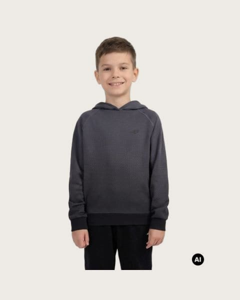 Chlapčenská mikina s kapucňou 4F JUNIOR SWEATSHIRT M2687-95A-MULTICOLOUR 5 ALLOVER