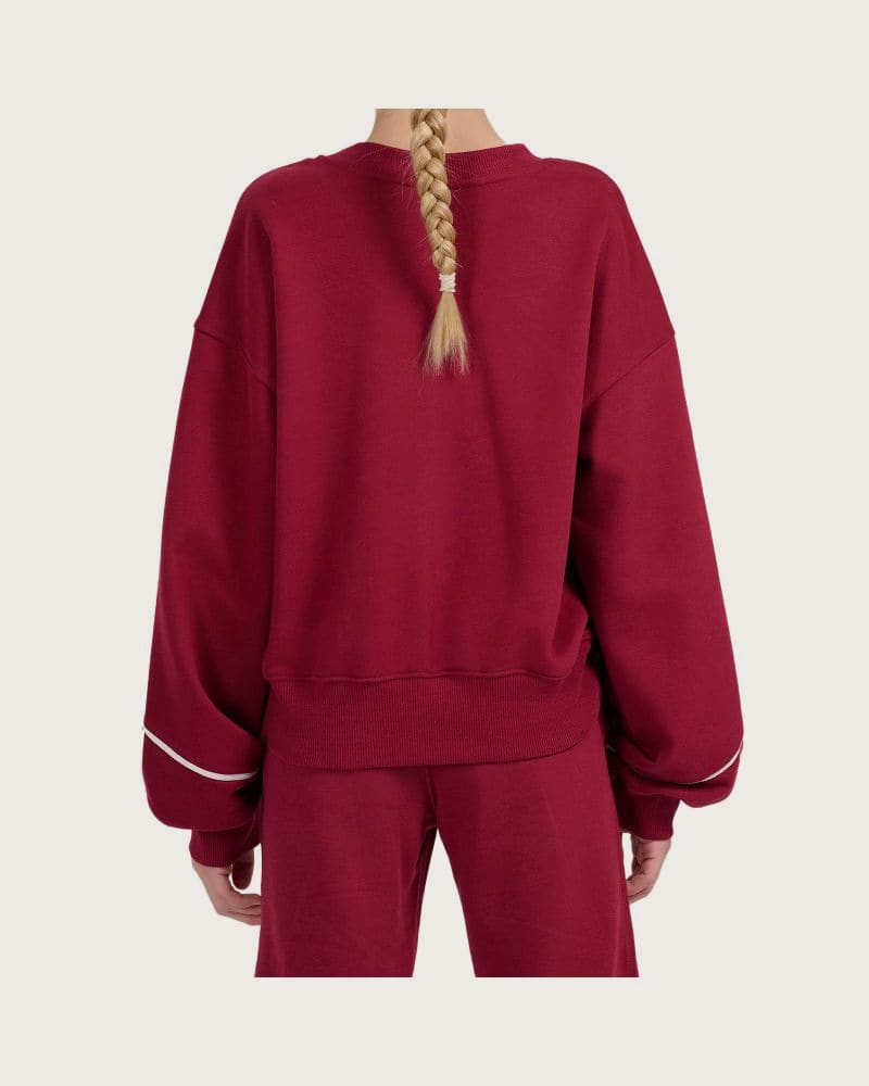 Dievčenská mikina 4F JUNIOR SWEATSHIRT F2696-60S-BURGUNDY – fotka 3