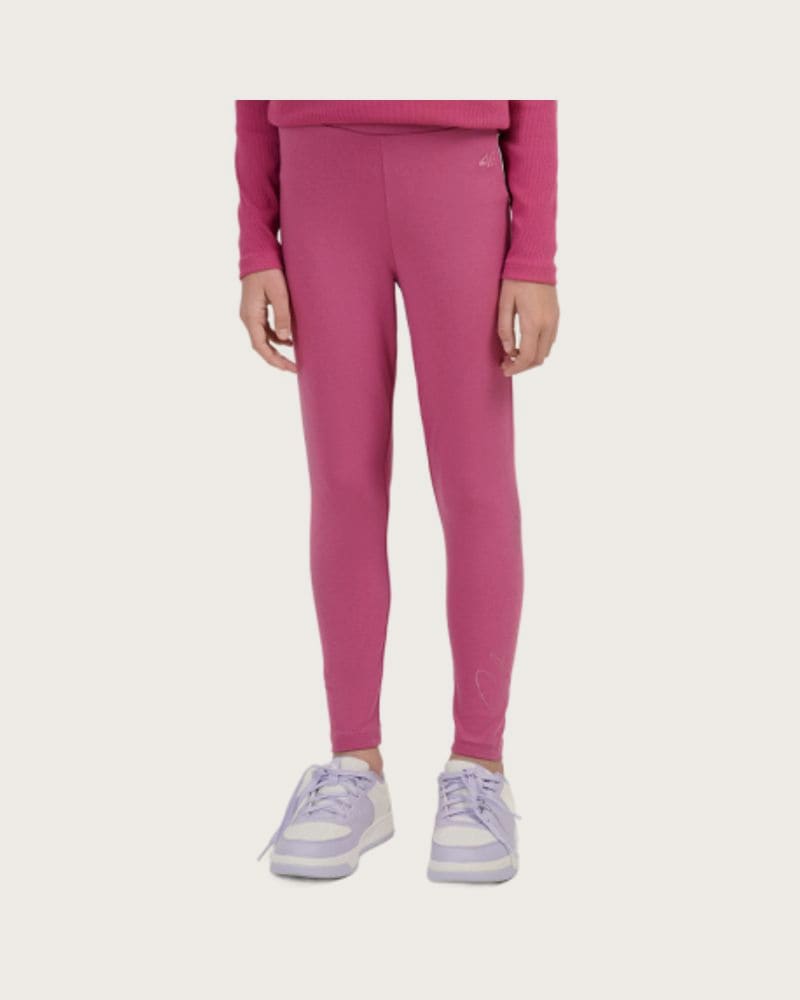 Dievčenské legíny 4F JUNIOR TIGHTS CAS F313-51S-VIOLET