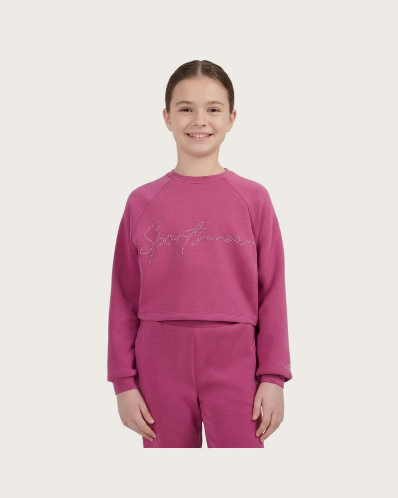Dievčenská mikina 4F JUNIOR SWEATSHIRT F2705-51S-VIOLET – fotka 2