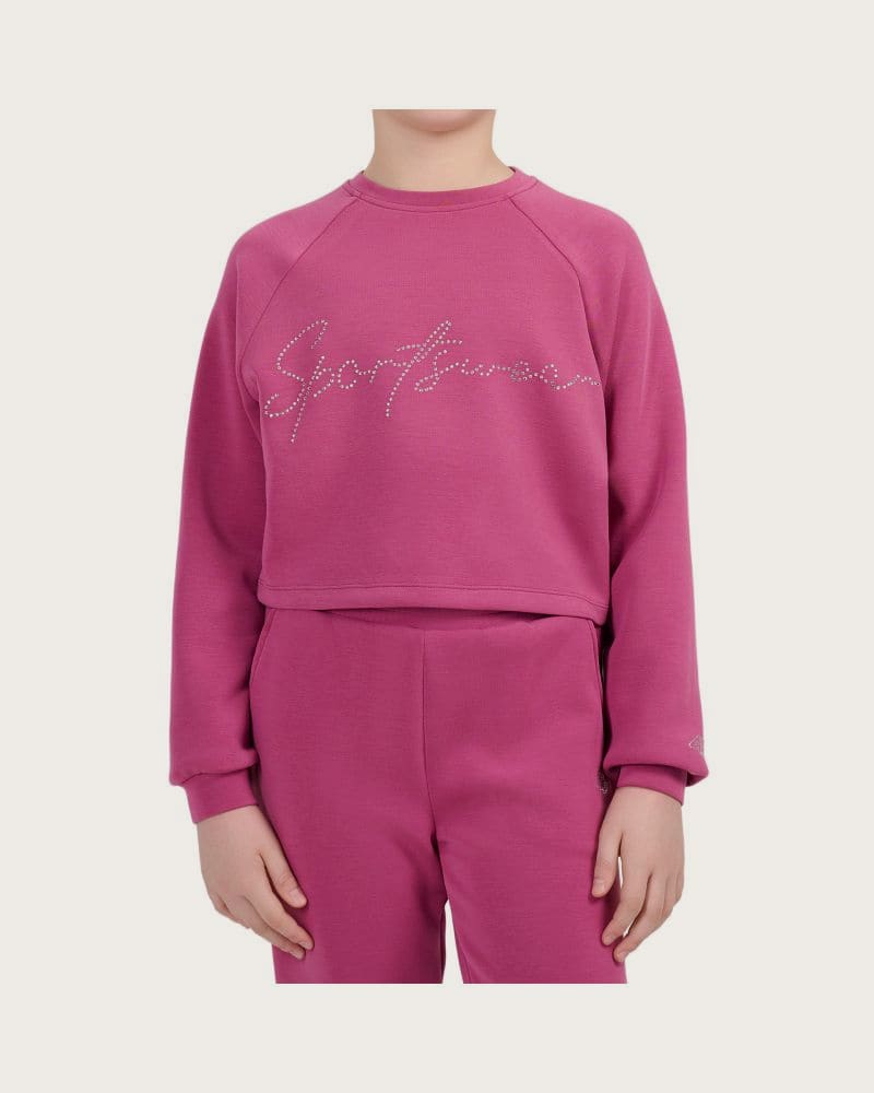 Dievčenská mikina 4F JUNIOR SWEATSHIRT F2705-51S-VIOLET – fotka 3