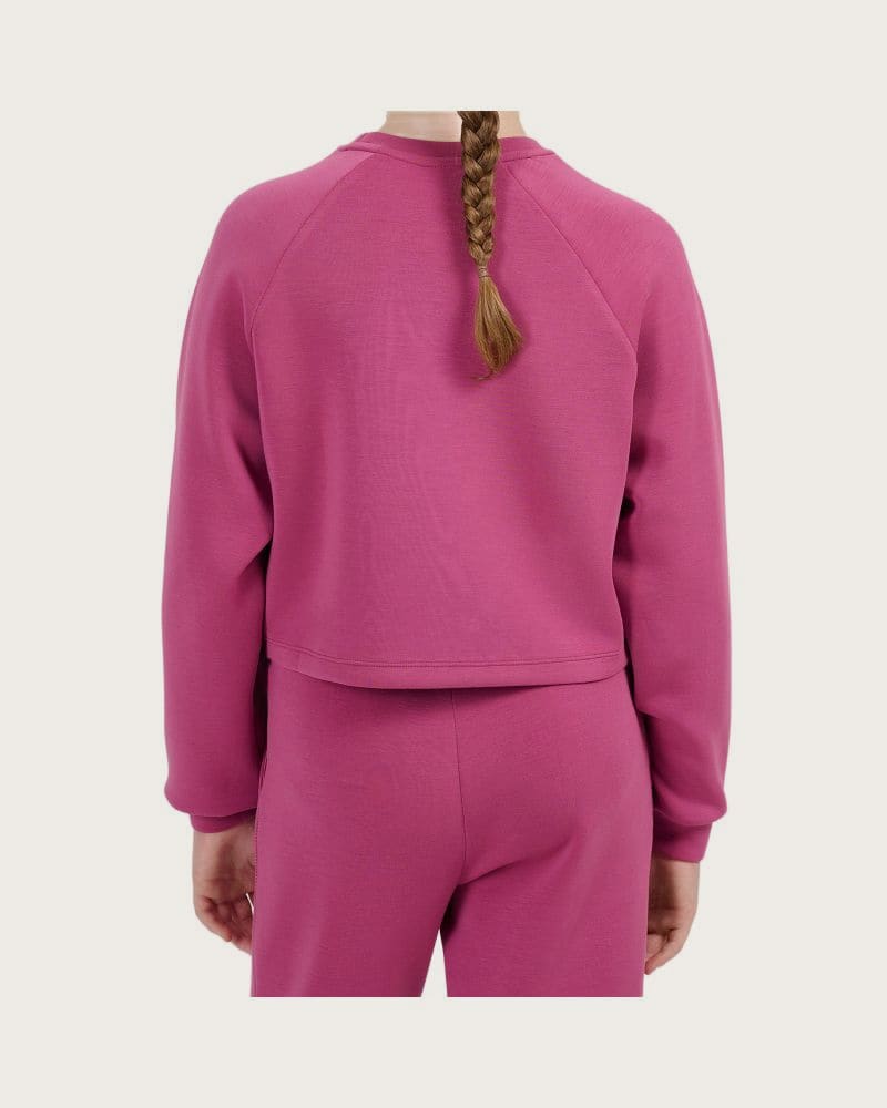 Dievčenská mikina 4F JUNIOR SWEATSHIRT F2705-51S-VIOLET – fotka 4