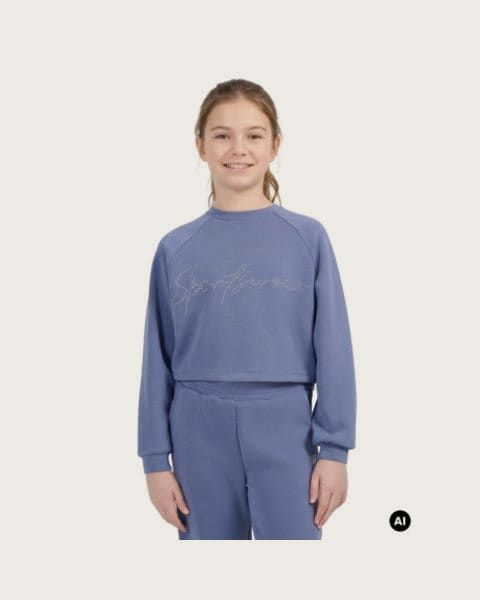 Dievčenská mikina 4F JUNIOR SWEATSHIRT F2705-32S-DENIM
