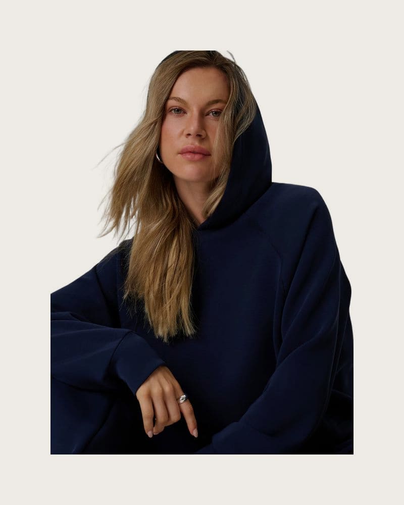 Dámska mikina s kapucňou 4F SWEATSHIRT F2663-31S-NAVY – fotka 2